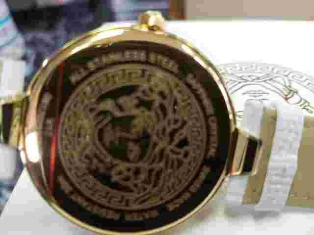 Versace Ladies Idyia Genuine Leather Strap Watch V17050017