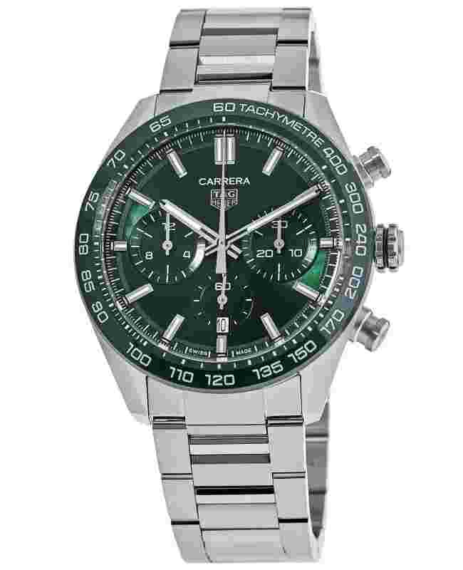 TAG Heuer Carrera Green Unisex Adults Watch - CBN2A1N.BA0643