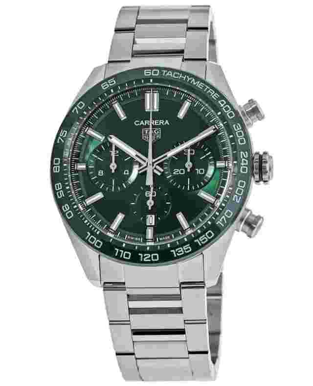 TAG Heuer Carrera Green Unisex Adults Watch - CBN2A1N.BA0643