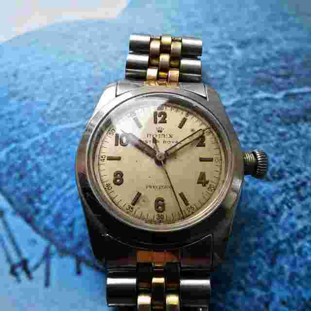 Vintage Rolex Oyster Royal Precision Men's Watch Ref 4220 Working And Serviced!