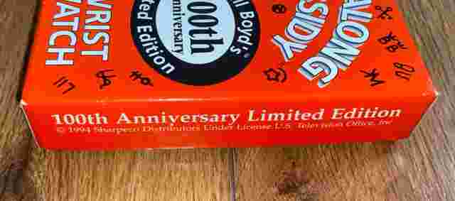 Hopalong Cassidy 100th Anniversary Wrist Watch + Slide Limited Ed 2500 Western