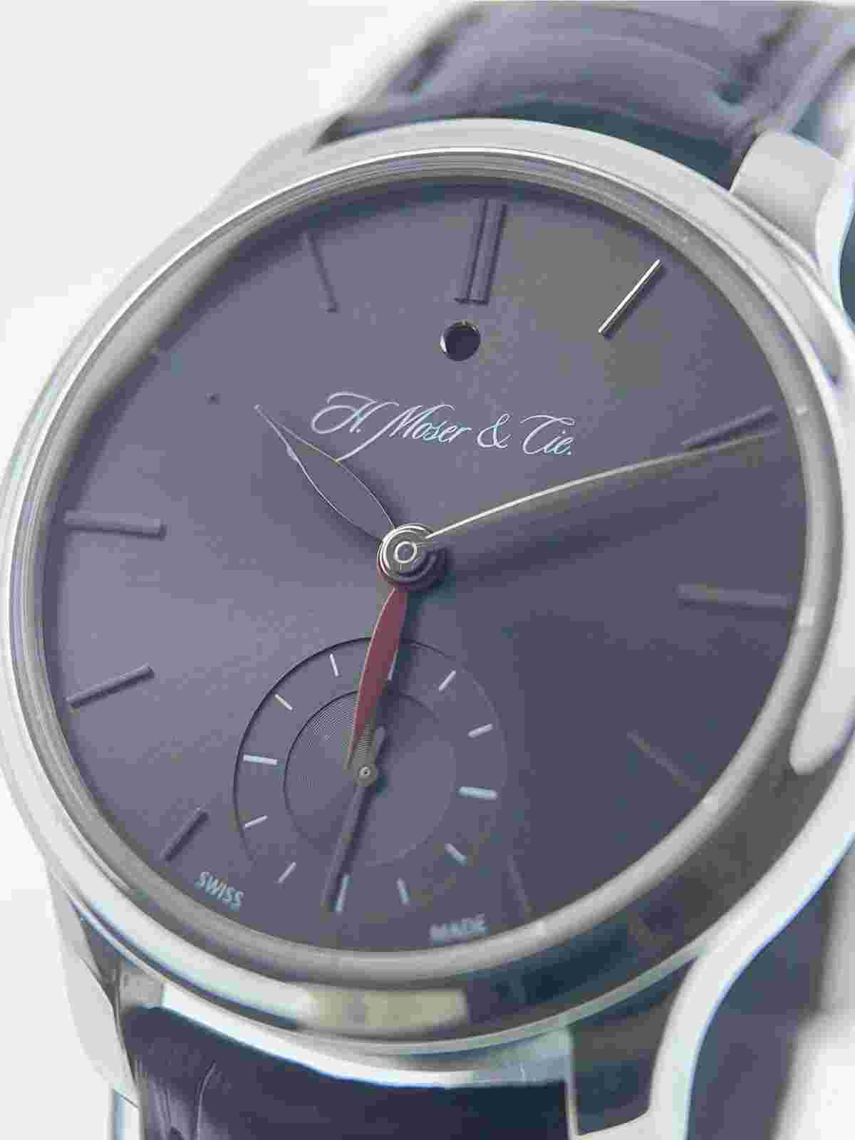 H. Moser & Cie Nomad Dual Time Platinum Gray Dial 40.5mm Automatic 326.134.003