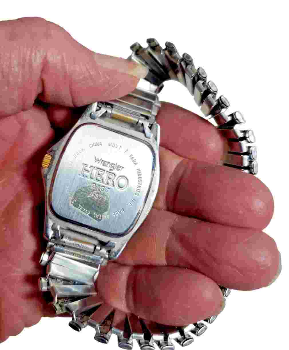 Vintage Wrangler Hero Mens Watch Untested, for Parts