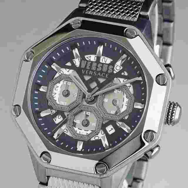 Versus Versace High-Class Men'S Watches 45Mm Skeleton Used