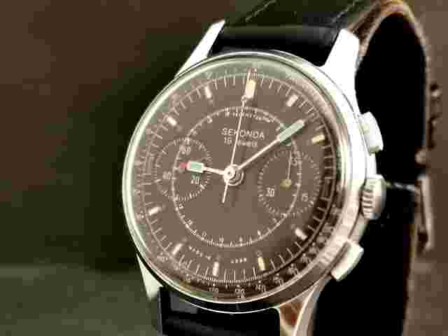 Gents Rare Sekonda Strela 3017 'Cosmonaut' Chronograph. Fully Working.