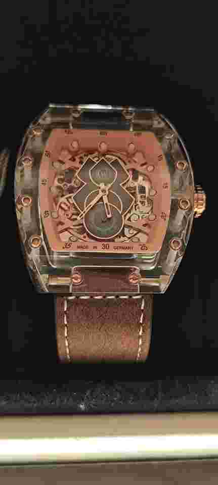 Constantin Weisz 51mm Translucend Ltd Ed Automatic MOP Skeletonized Strap Watch