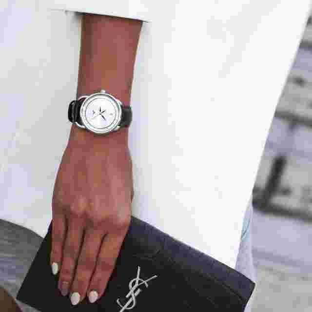 ZINVO Mens Ladies Women`s Premium Swiss Watch in Gift Box | Grey Leather Strap