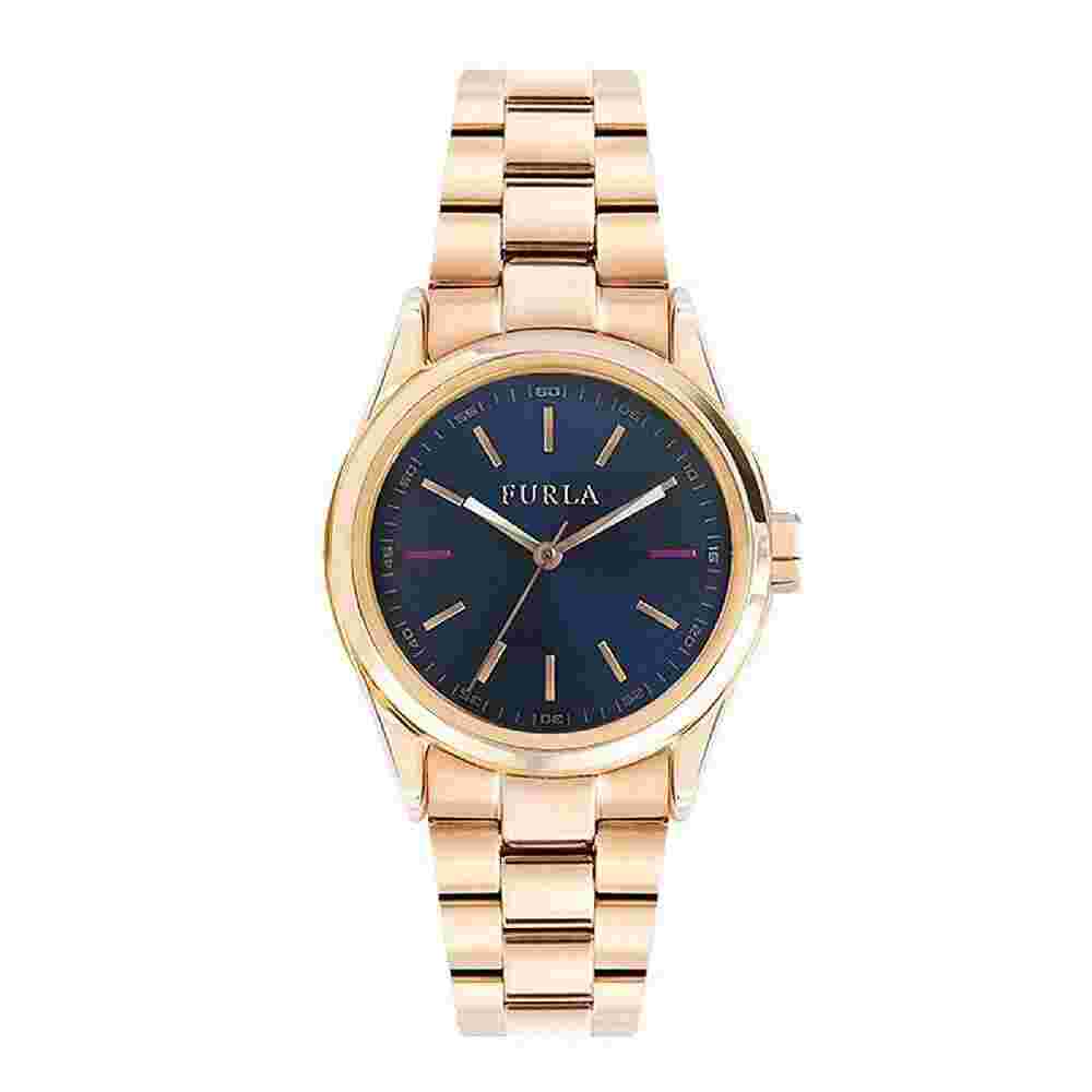 FURLA EVA R4253101501 ANALOG QUARTZ GOLD STAINLESS STEEL WOMEN'S WATCH