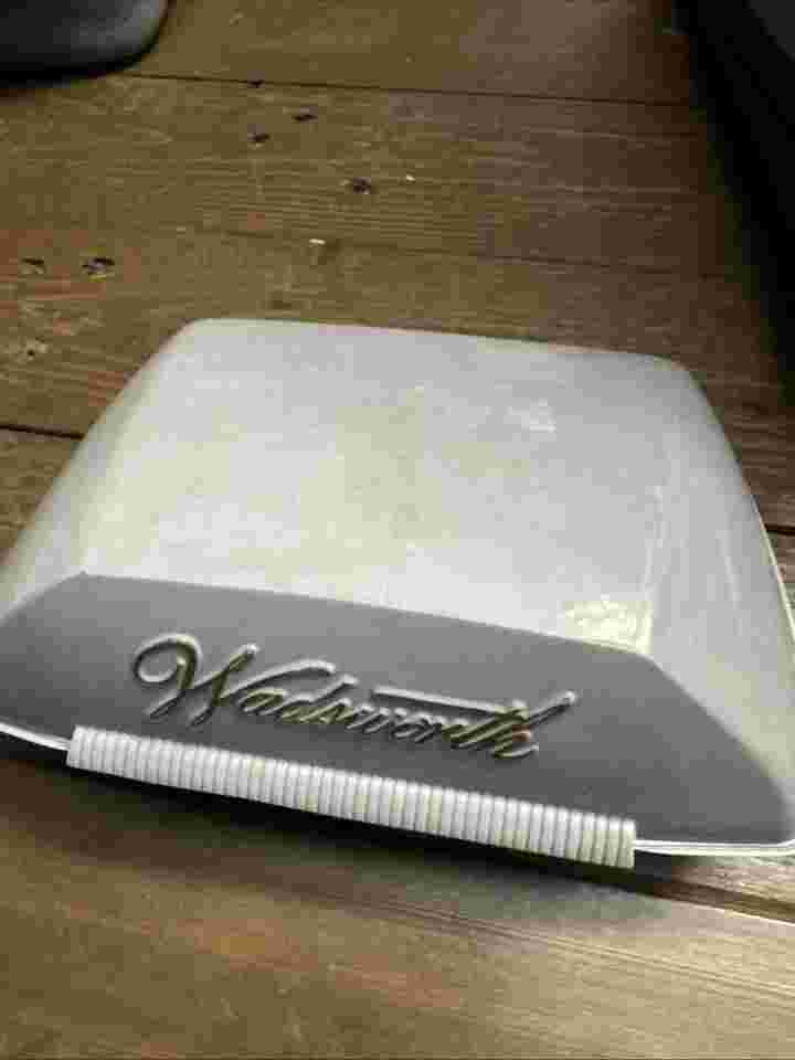 Vintage Wadsworth Avia Silver Tone Hand Wind  Dial Mens Watch Swiss 1950s