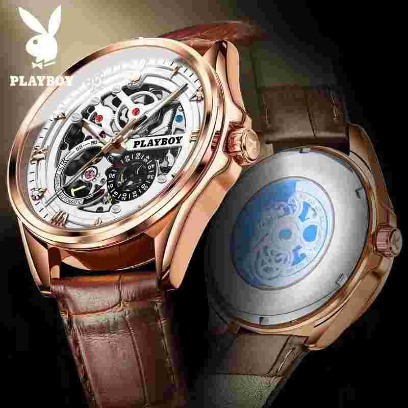 Playboy Watch Mechanical Watch Casual Men Business Watch