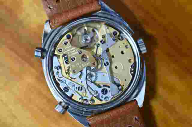 Vintage Heuer Carrera Chronograph ref. 1553 B cal. 15