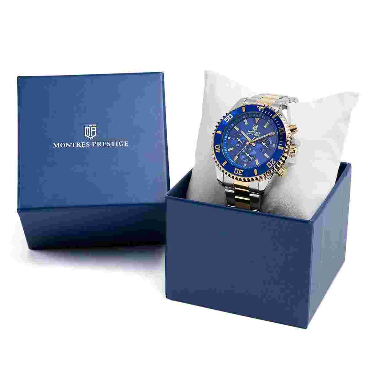Montres Prestige 41mm Men's X Invicta Quartz Flame Fusion Crystal 30m SS Watch