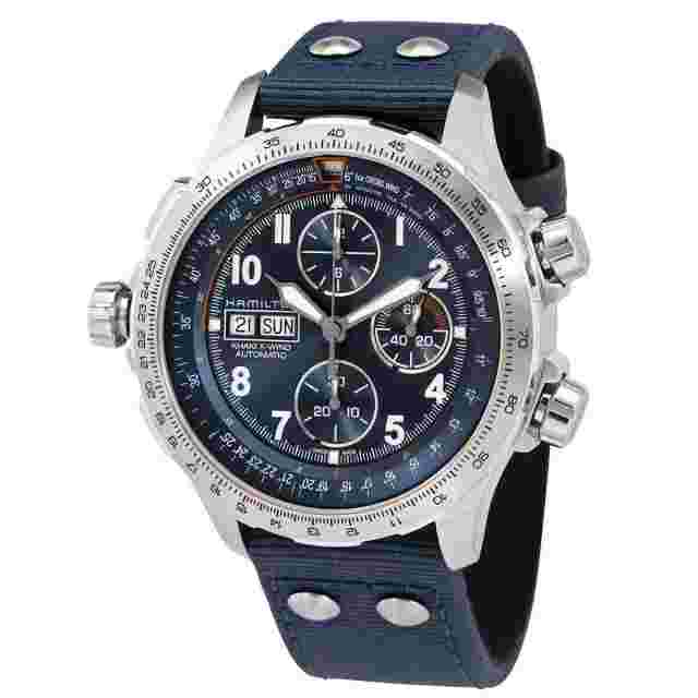 Hamilton Khaki Aviation Blue Men's Watch - H77906940
