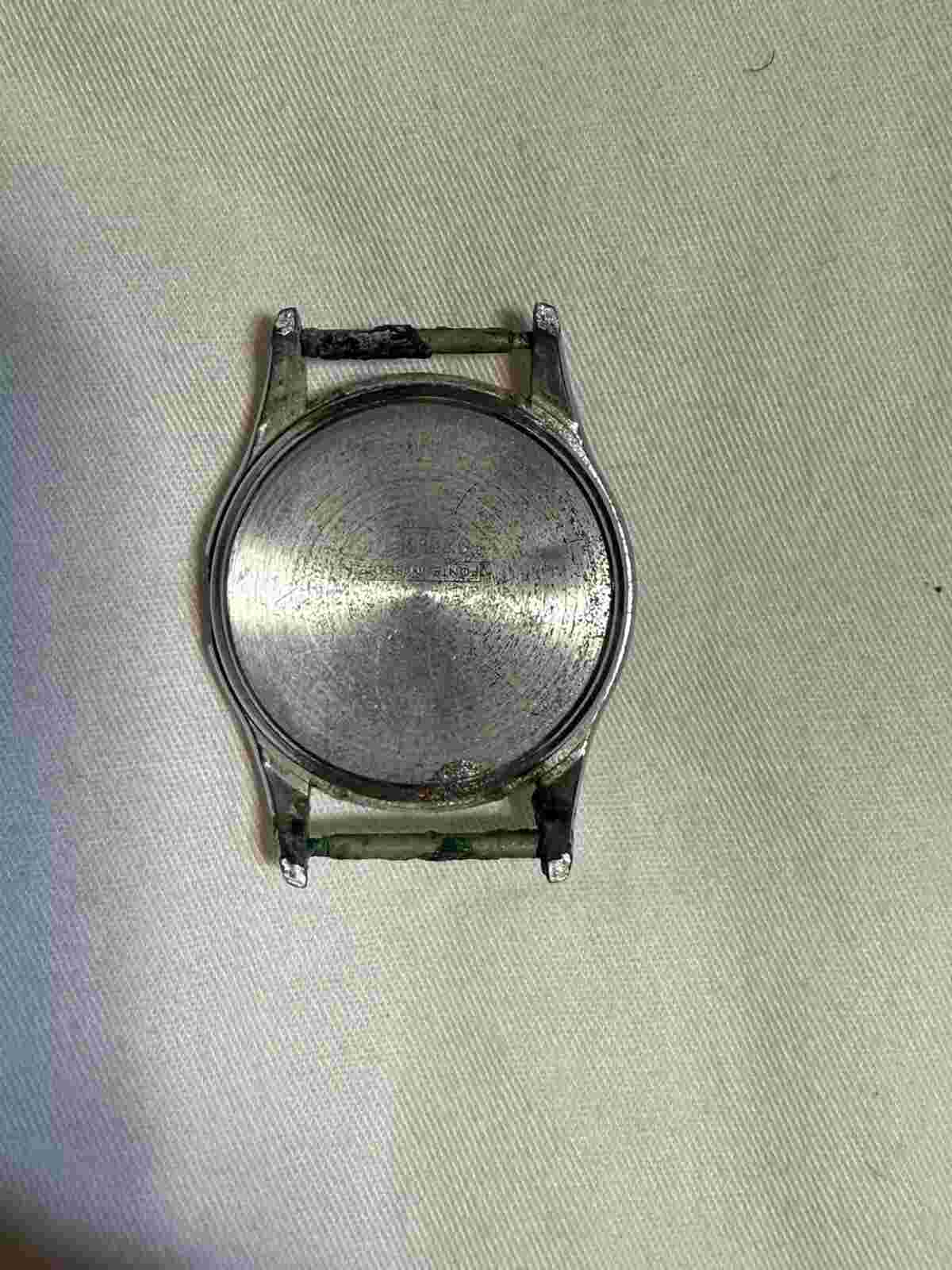 40s WW2 Military Style Watch Swank One Jeweled Swiss Made Parts Or Repair
