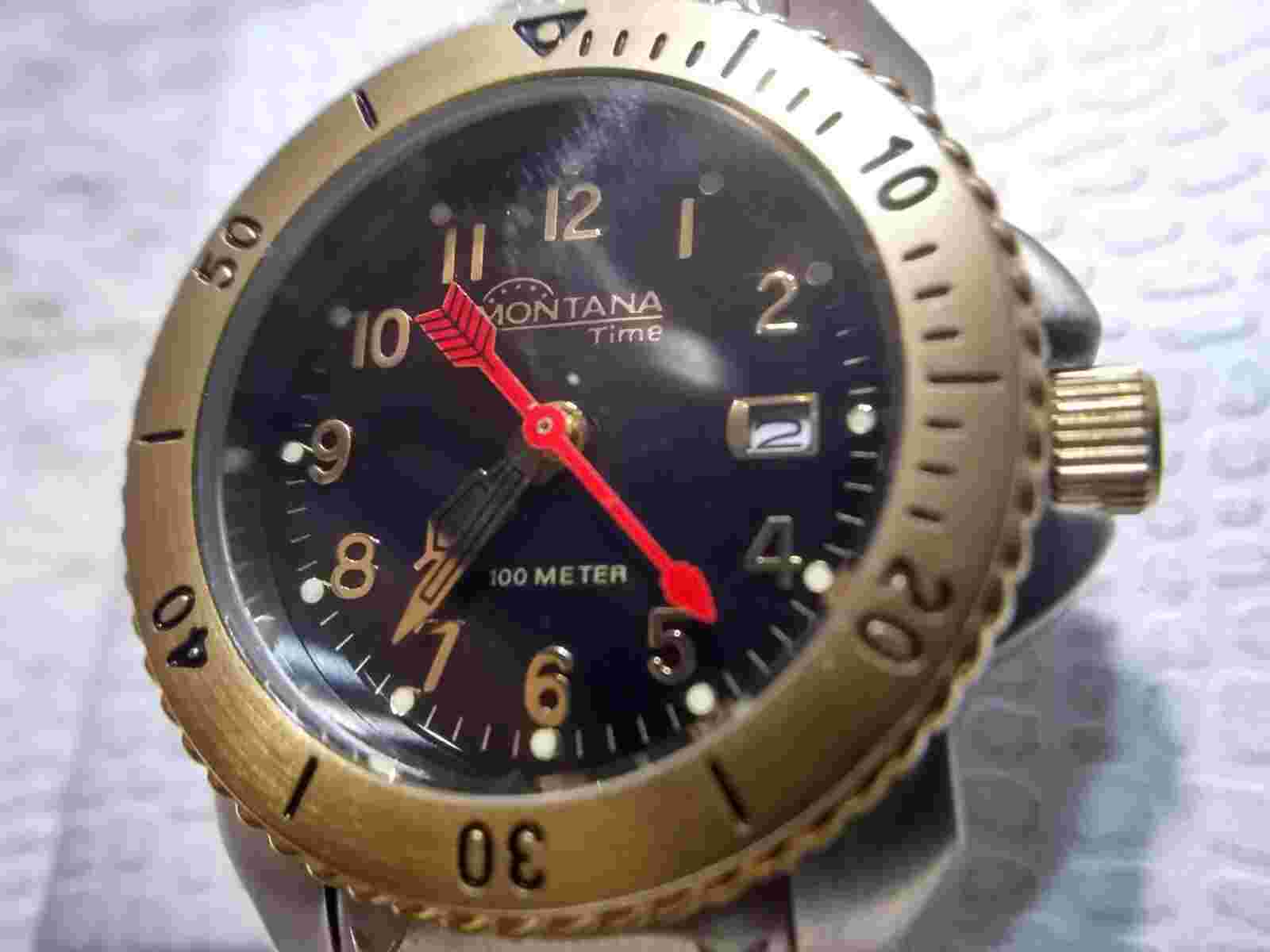 Montana Silversmiths Watch Silver Gold Texas Stars Black Dial Date New Bat Great