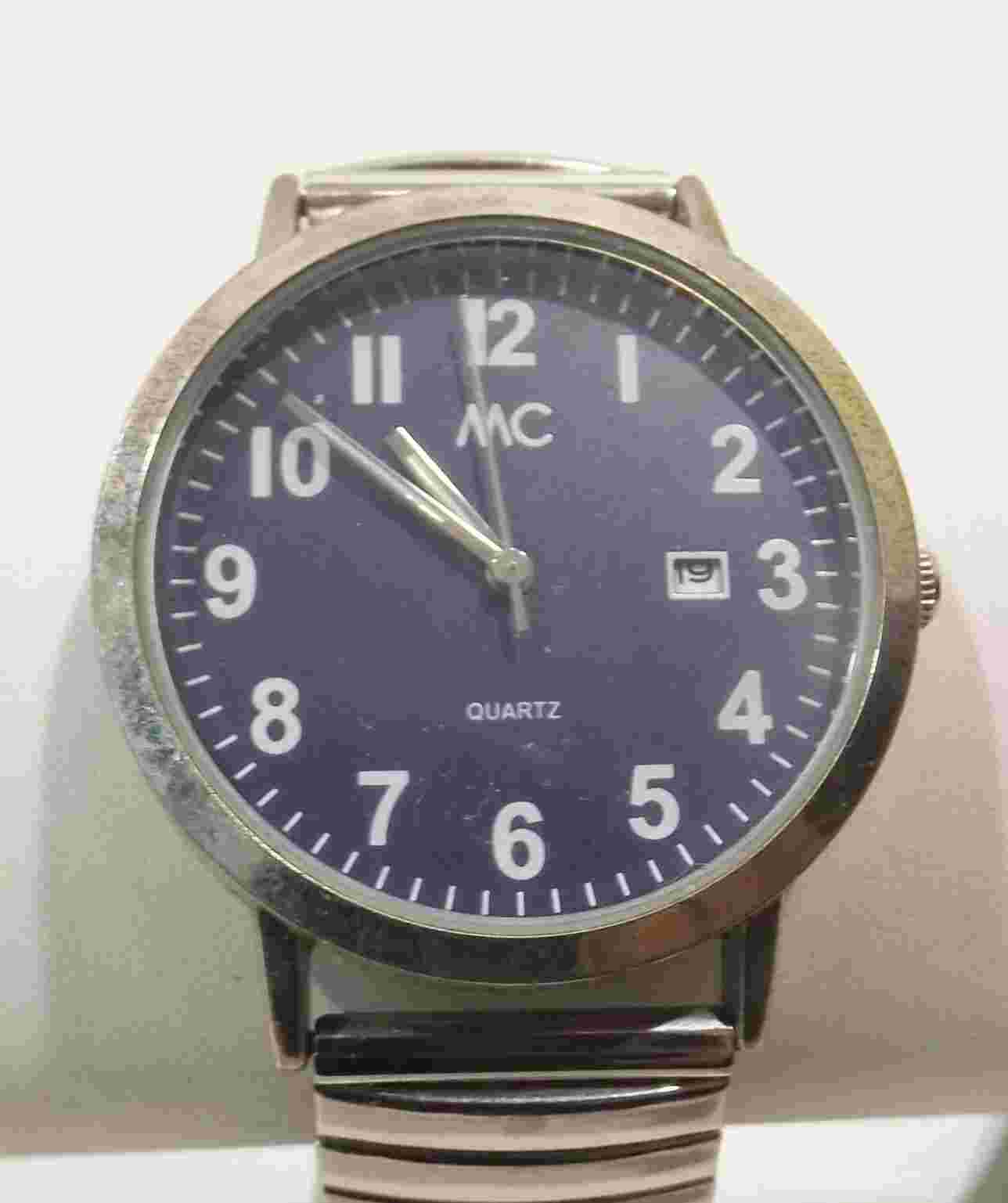 MC Quartz 27739 Wristwatch for Men with Drawing Band 3Bar