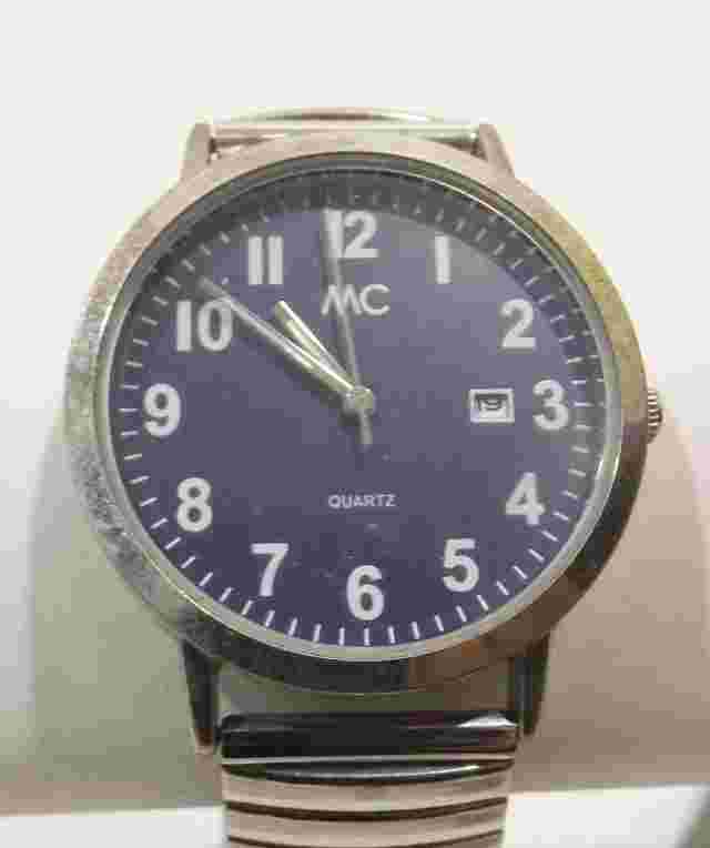 MC Quartz 27739 Wristwatch for Men with Drawing Band 3Bar