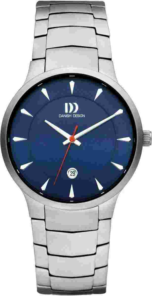 Danish Design Mens Bogo Large Watch - Silver/Blue