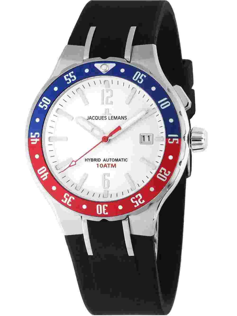 Jacques Lemans 1-2109B Hybromatic men`s 42mm
