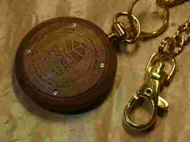 Tense Wooden Pocket Watch Model No. 18 Walnut Japan JP