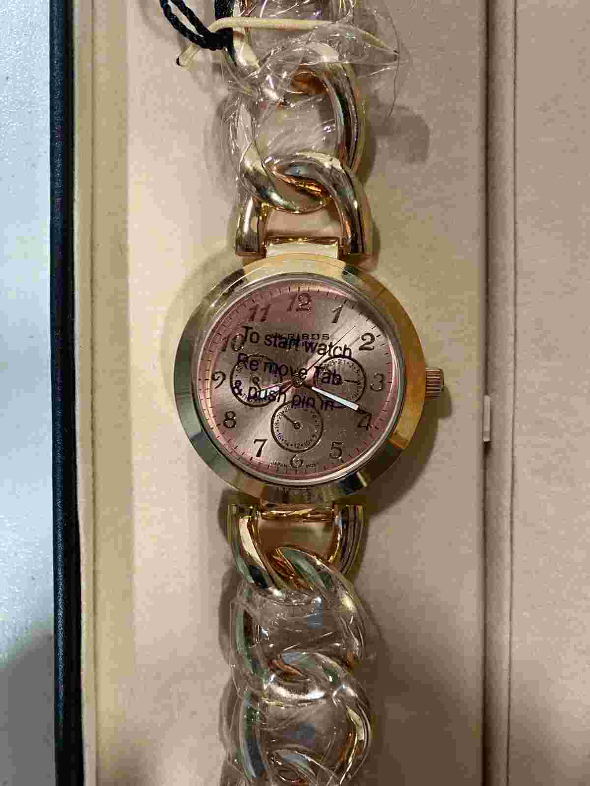 Akrobos XXIV Rose Gold-Tone Ladies Watch AK644RG