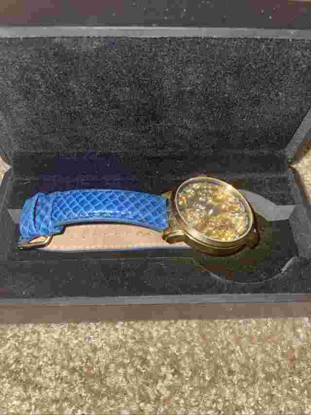 Theorema Skeleton Watch (Sapphire coated glass, with gems)