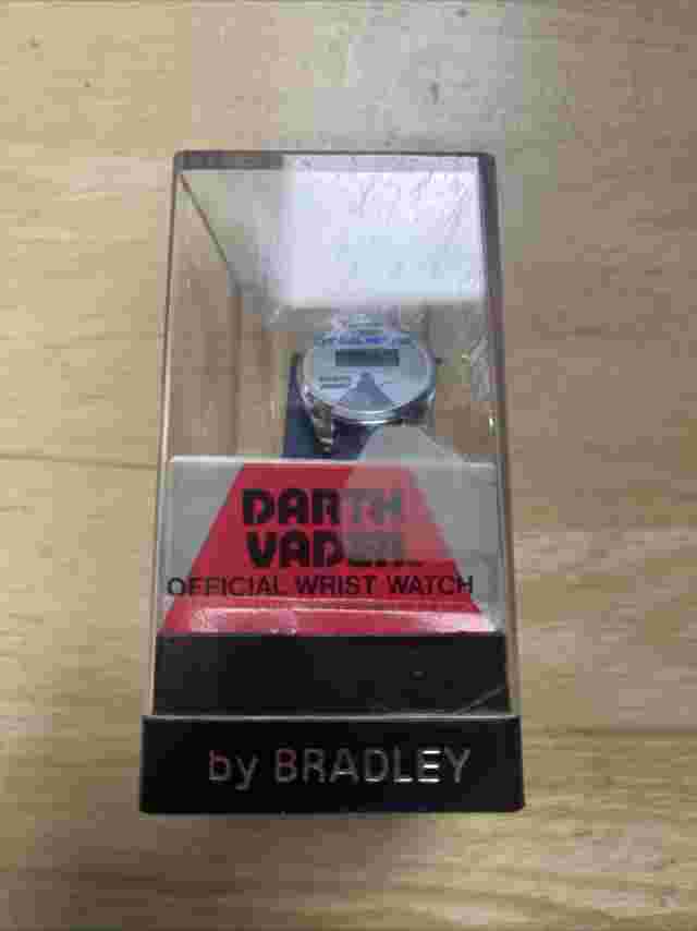 STAR WARS Darth Vader Bradley Quartz Digital Watch 1980s Vintage NEW