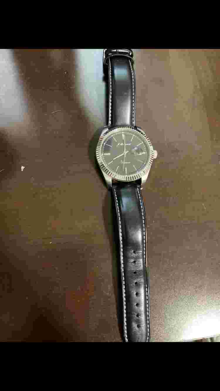 J. Brackett Verona (Used 3 times) black dial black leather band