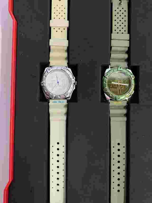 Rhythm GW201SE01 Quartz Analog Junk JAPAN