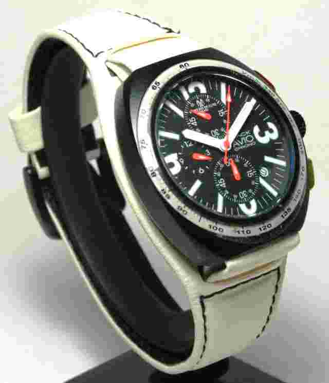 MONTRES DE LUXE, BLACK AVIO, CHRONOGRAPH, 40MM, 5ATM