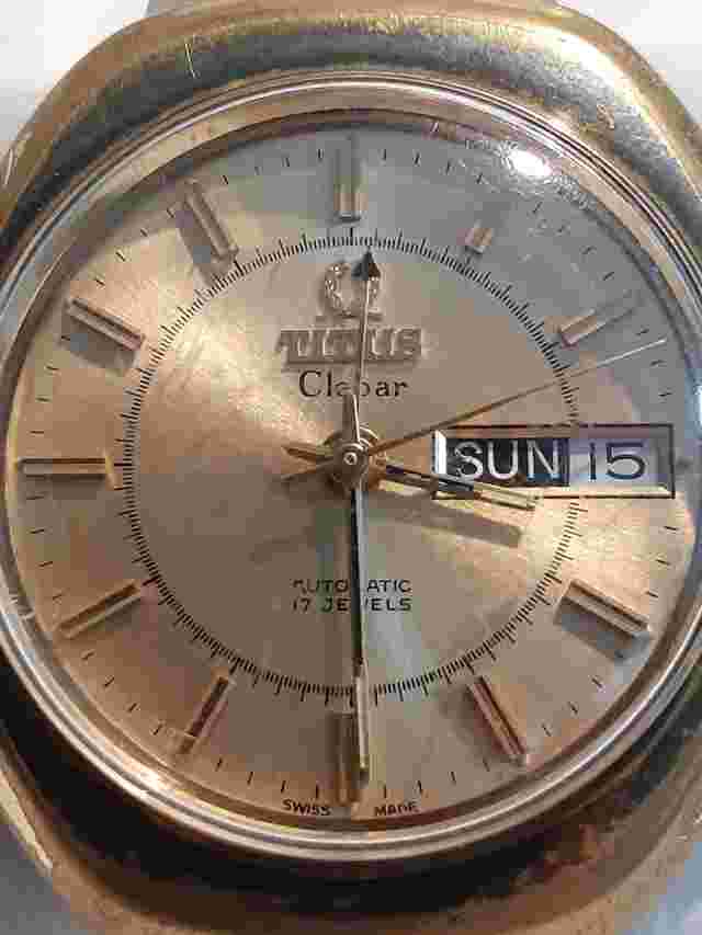 Solvil et Titus Cleber Automatic Alarm 5008 Watch 25 Jewels