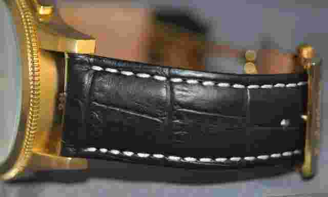 S. Coifman Men's Swiss Silver Dial Black Genuine Leather Watch SC0106