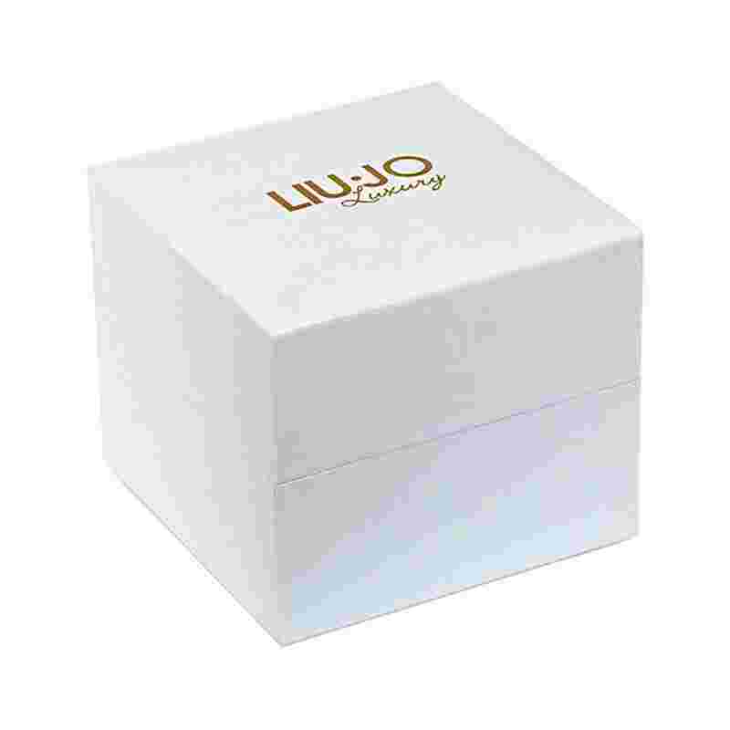 Liu Jo Women's Circle Clair Watch Steel Black With Crystals TLJ1278