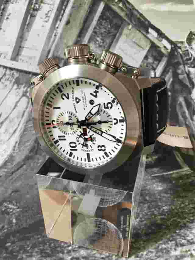 Militaire No 1 -Swiss 7750 Automatic Chronograph with Watch Winder Case.