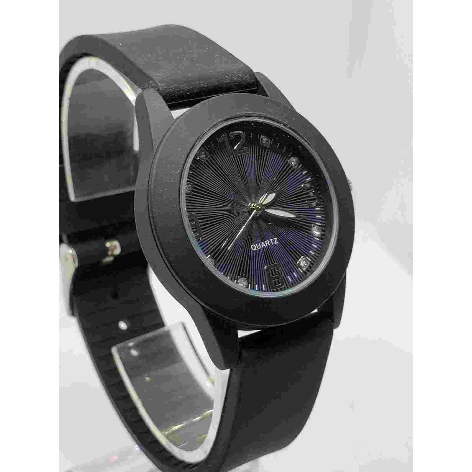 Women's Black dress watch WAC9160KL 0821 Black face/silver accents Working watch