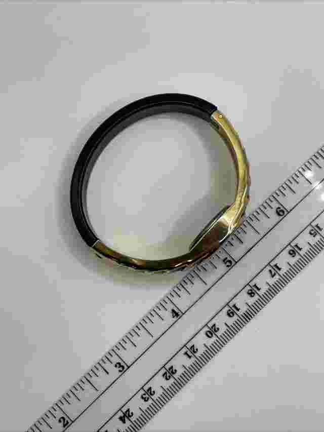Advance watch,women's,black band,oval dial