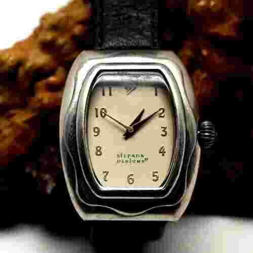 Silpada Ladies Watch T1896 Leather Double Wrap Strap Stainless Steel Case