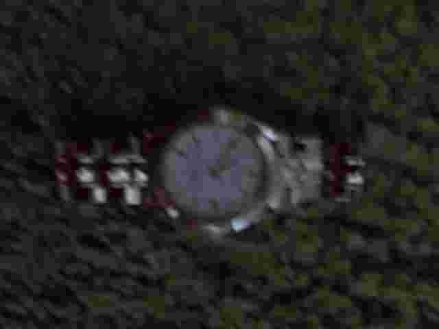 Watch J SPRINGS men SILVER color quartz white face 8" bracelet wrist bad picture