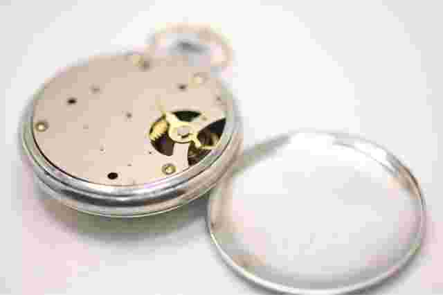 INGRAHAM U.S Pocket Watch Silver Color Manual Winding Circle Type 1930s 0 Jewels