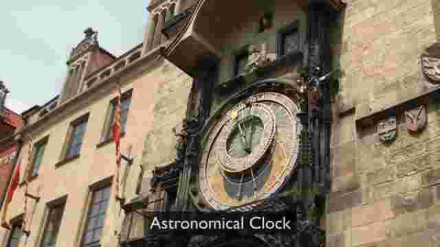 Luxury Silver Wristwatch Prague Astronomical Czech Tower V2 Map Flat Earth Watch