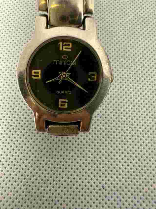 Minicci Quartz Ladies Watch - Black Dial - Japan Movement - Runs Great - 22280