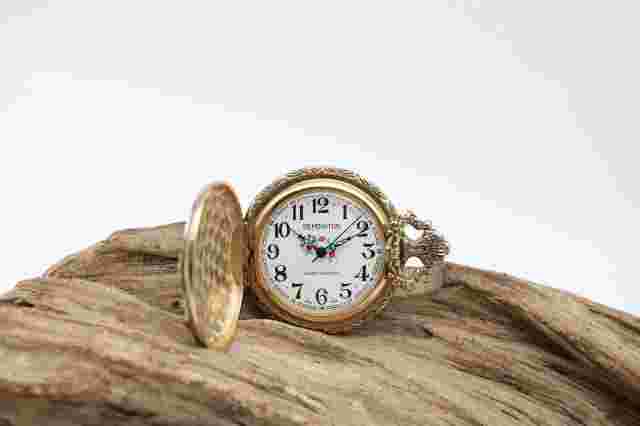 VINTAGE REMINGTON QUARTZARAMA POCKET WATCH 48.0mm FOR SPARE OR REPAIR (F4D2)