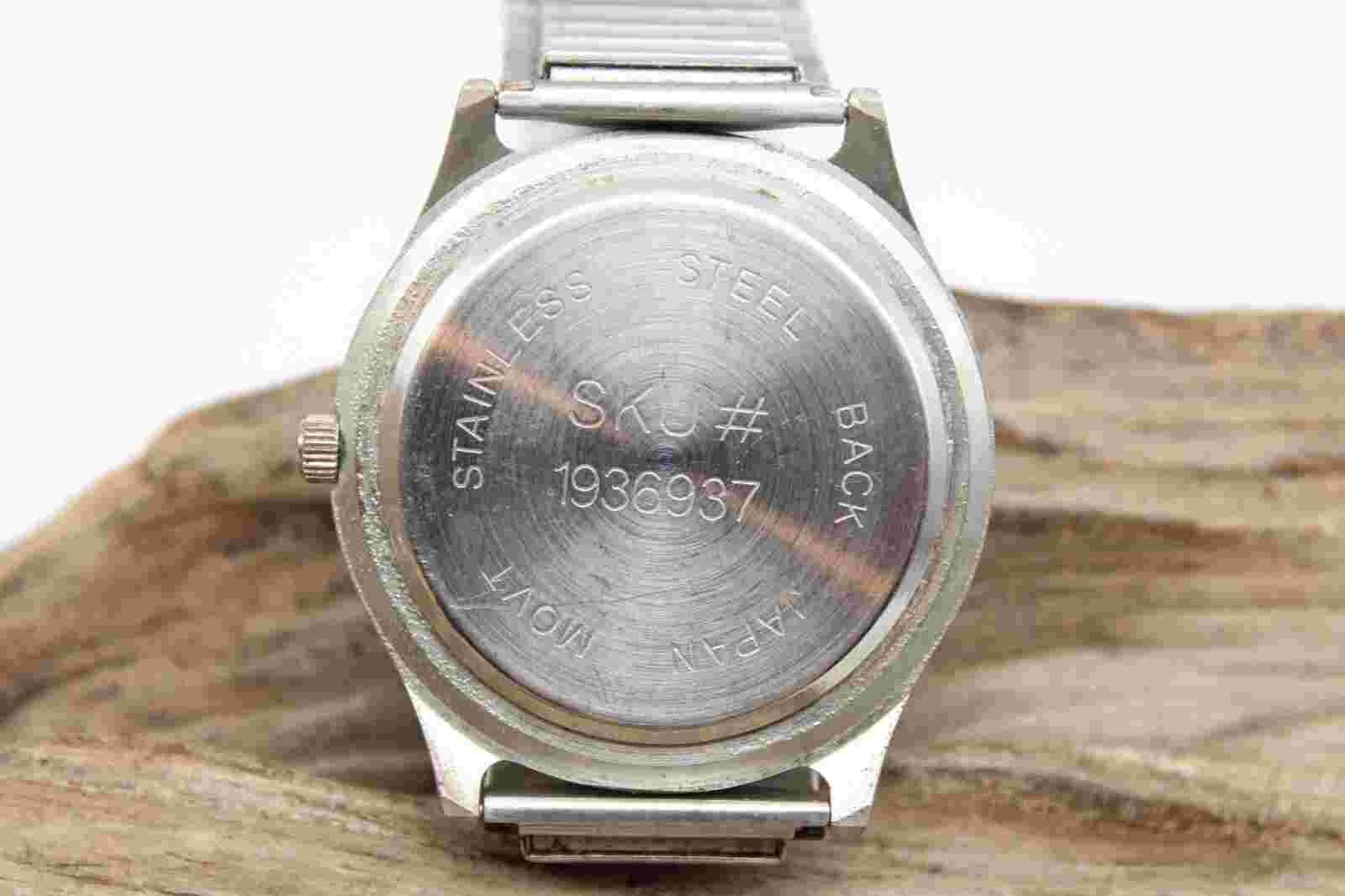 EDISON QUARTZ MEN'S WATCH 38.5mm 20mm LUG RUNS (EJ)