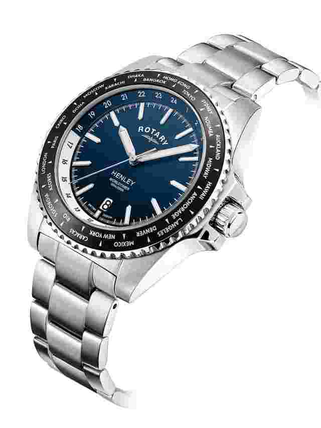 Rotary Gents Henley World Timer Watch GB05370/88