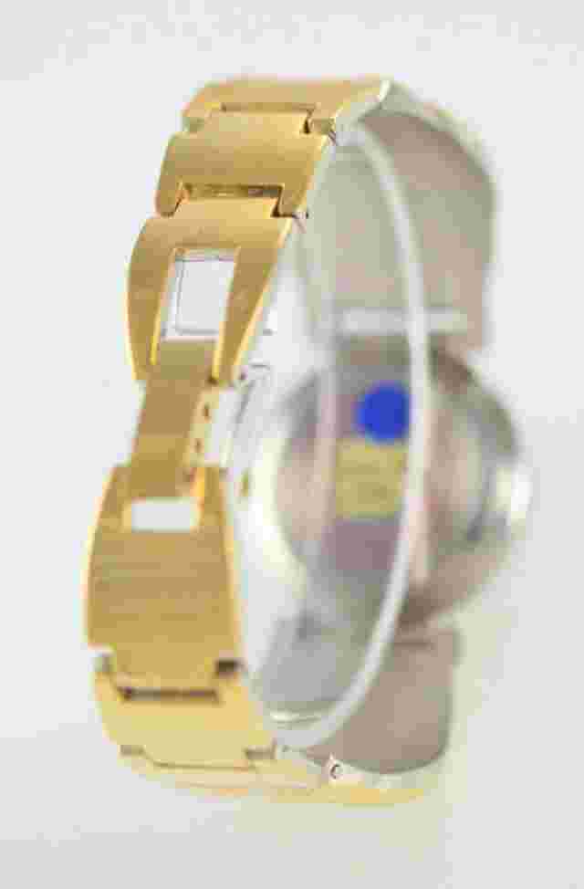Ronica Vip Women's Gold Stainless Steel Water Resistant Easy Read Quartz Watch