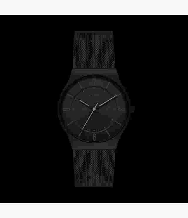 Skagen Grenen SKW6832 Charcoal 37mm Mens Quartz Mesh Bracelet Watch