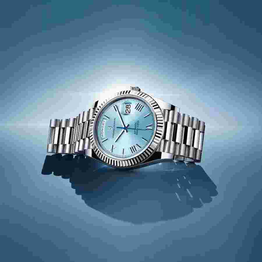 Reloj de Hombre de Acero Inoxidable Suizo Plateado Dorado de Vestir Relojes Auto