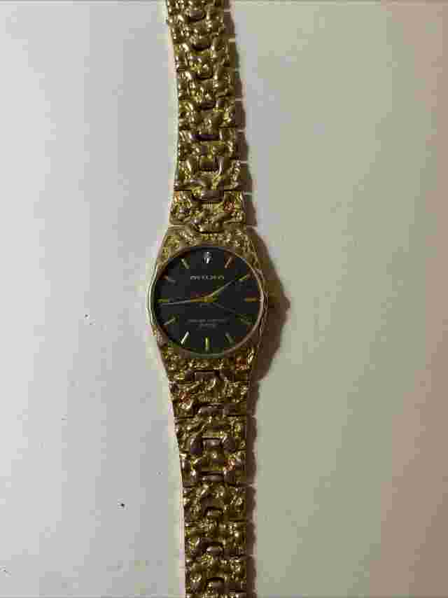Milan Nuggets Genuine Diamond Quartz Women’s Watch needs battery