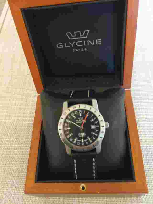 Glycine Airman 2000 World Timer, 1998 Automatic (GMT) Rare model 5