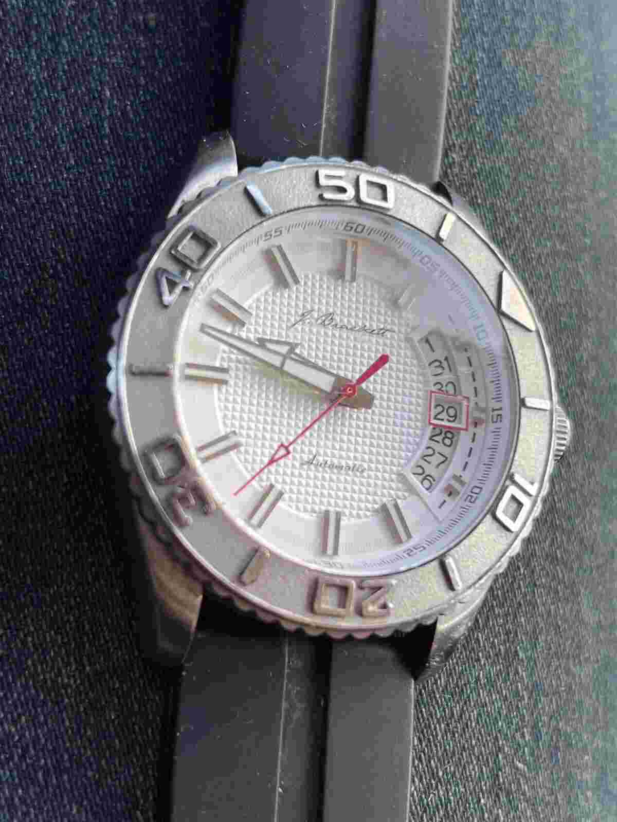 J. Brackett Chios Men’s Diver Automatic Watch -  316L Stainless Steel